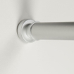 Sealskin Seallux Barre de douche diamètre 28mm ajustable de 125cm à 220cm aluminium mat CO276661205