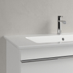 Villeroy & Boch Venticello Lavabo pour meuble avec lavabo au centre 100x50cm avec 1 trou pour robinetterie (et 2 trous perçables) avec trop plein ceramic+ blanc 1025121