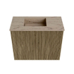 Mondiaz JOYA-DLUX 50cm meuble de toilette - couleur Dusk - Vasque FAYE position Gauche Sans trou de robinet couleur Arena. SW1425726