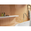 Terravito Ulvara carreau mural - 6.5x33.2cm - 8mm - hexagone - jaune brillant SW359713
