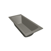 Xenz Robijn Duobad - 180x80x48 - afvoer Midden - acryl - cement SW378309
