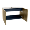 Mondiaz JOYA-DLUX Meuble de salle de bains 70cm - couleur Dusk - Vasque FAYE position Gauche Sans trou de robinet couleur Frappe. SW1426219