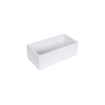 Zeza Arte Nis Inbouw - 30x15x10cm - solid surface - wit mat SW1472197