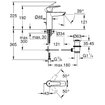 GROHE Start Robinet de lavabo - montage apparente - bec 12,1 cm - taille M - vidage à tirette - noir mat SW1126691