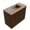 Mondiaz JOYA-DLUX Meuble de toilette 50cm - couleur Walnut - Lavabo FAYE position Droite 1 trou de robinet couleur Saba. SW1424618