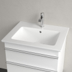 Villeroy & Boch Venticello lavabo - avec 1 trou de robinet 60x50cm - (adapté pour 3 trous de robinet) avec trop-plein blanc 1025150