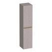 BRAUER Elevate armoire de salle de bains - 160x35x35cm - sans poignées rapportées - 2 portes - ouverture à gauche ou à droite - Timber Greige SW1200004