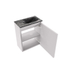 MONDIAZ TURE-DLUX Meuble toilette - 40cm - Cale - EDEN - vasque Lava - position droite - sans trou de robinet SW1103704