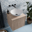 Crosswater Circus vasque à poser - 39cm - sans trop-plein - blanc SW876369