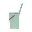 Brabantia Sort & Go Afvalemmer - 16 liter - hengsel - met beugel - jade green SW1117369