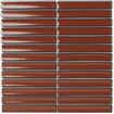La Mosaic Factory Sevilla carreau mosaïque - 29,6x29,9cm - carreau mural - Rectangulaire - Porcelaine Terra Red Brillant SW397942