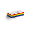 Clou Flush 3 fontaine - 36x18x9cm - céramique - 1 trou de robinet à droite - finition arc-en-ciel brillante (multicolore) SW1108675