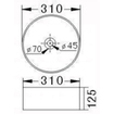 Best Design Sante opbouw waskom Ø31cm H12,5cm SW280259