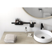 Hansgrohe Wallstoris set badkamer rail+korf+ deksel+beker mat zwart SW651605