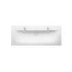 Duravit Viu lavabo pour meuble 2 trous de robinet avec trop-plein 123x49cm blanc SW297111