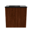 Mondiaz JOYA 40cm meuble de toilette - couleur Ruby - Vasque FAYE position Gauche 1 trou de robinet couleur Urban. SW1421778