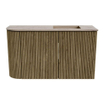 Mondiaz JOYA-DLUX 71.6cm toiletmeubel - ronding links kleur Dusk - Wastafel FAYE positie Rechts 1 kraangat kleur Arena. SW1425768