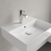 Villeroy & Boch memento 2.0 Lavabo face inférieure meulée 50x14x9cm 1 trou de robinet avec trop-plein Blanc Alpin SW354333