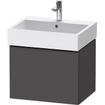 Duravit D-neo Meuble sous vasque 58.4x44.2x44cm 1 tiroir Graphite mat SW641101