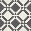 SAMPLE Ceralto Gravo Urban Carreau décoratif 20x20cm 8.3mm grès cérame Almost Square Noir SW913164
