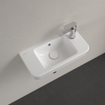 Villeroy & Boch O.novo lave-mains 50x25cm avec 1 trou de robinet et trop-plein céramique + blanc SW448396