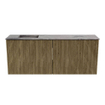 Mondiaz JOYA-DLUX 100cm meuble de salle de bains avec WC - couleur Dusk - Vasque FAYE position Gauche 1 trou de robinet couleur Sombra. SW1426153