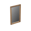 Forzalaqua Reno 2.0 spiegel 40x70cm Rechthoek zonder verlichting met frame Massief Eiken Castle Brown SW492637
