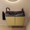 MONDIAZ TURE-DLUX 60cm toiletmeubel Oro. EDEN wastafel Lava positie links. Met 1 kraangat. SW1103937