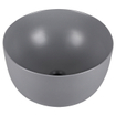 Differnz Tulip Vasque à poser - 40x40x24cm - céramique - gris clair mat SW705562