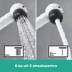 Hansgrohe Jocolino jocolino kinder handd zebra 2j Wit SW651017