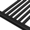 Adema Basic radiator 60x120cm recht middenaansluiting mat zwart SW732919