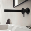Hansgrohe Finoris ensemble de finition pour mitigeur de lavabo encastré 1- levier noir mat SW651252