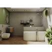 GROHE Essence New Afbouwdeel vrijstaande badkraan - omstel - draaibare uitloop 27.7cm - handdouche - doucheslang - brushed hard graphite OUTLETSTORE STORE34122