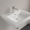 Villeroy & Boch Subway 2.0 lavabo - dessous meulé 60x47cm - avec trou de robinet avec trop-plein 1024125