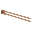 GROHE Essentials Handdoekhouder - 45cm - dubbel - draaibaar - brushed warm sunset SW98955