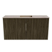 Mondiaz JOYA-DLUX 80cm toiletmeubel - kleur Shadow - Wastafel FAYE positie Midden Zonder kraangat kleur Arena. SW1424818