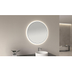 Wiesbaden Novi Miroir rond avec éclairage LED réglable 60cm Noir mat SW796250