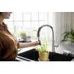 Hansgrohe Aqittura système de filtration mitigeur de cuisine 210 bec extractible 1jet chrome SW918679