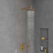 Villeroy & Boch Universal Showers douche principale - 25cm - Rond - Or brossé (or) SW974320