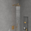 Villeroy & Boch Universal Showers hoofddouche - 25cm - Rond - Brushed Gold (goud) SW974320