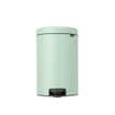 Brabantia NewIcon Poubelle à pédale - 20 litres - seau intérieur en plastique - jade green SW1117470