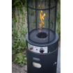 Eurom Chauffage de terrasse au gaz Flameheater 11000 Chauffage de patio 182.3x52.2x52.2cm 11000watt Noir SW539141