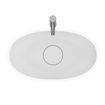Riho Escala Vasque Solid Surface 55x32x15cm blanc mat SW415128