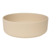 QeramiQ Dely waskom - 36x36x12cm - zonder overloop - rond - keramiek - mat beige SW1244989