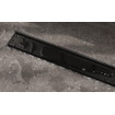 Easy Drain Compact 30 TAF Modulo douchegoot RVS m. Zero+ rooster, waterslot 30mm 90cm inbouwdiepte 70mm met zijuitloop zwart SW102751