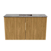 Mondiaz JOYA-DLUX 70cm toiletmeubel - kleur Oak - Wastafel FAYE positie Midden Zonder kraangat kleur Sombra. SW1424245