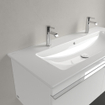 Villeroy & Boch Venticello Lavabo pour meuble 120x50cm avec 2x1 trou pour robinetterie avec trop plein blanc 1025106