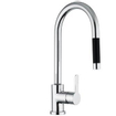 Plieger New Road mitigeur de cuisine avec douchette extractible chrome 4333278