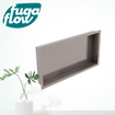 FugaFlow Eccelente Acces Inbouwnis badkamer - 30x60x7cm - Geborsteld RVS SW1123850