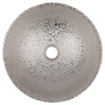 Differnz BRIGHT Vasque à poser - 36x14cm - émaillé - argent SW1236910